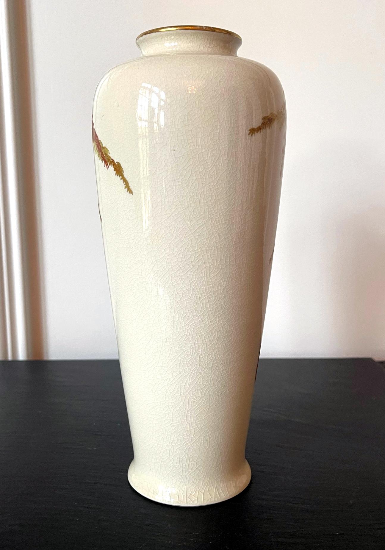 20th Century Japanese Satsuma Vase Yabu Meizan Meiji For Sale