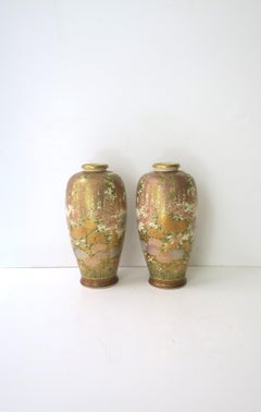 Jarrones japoneses Satsuma, Pareja