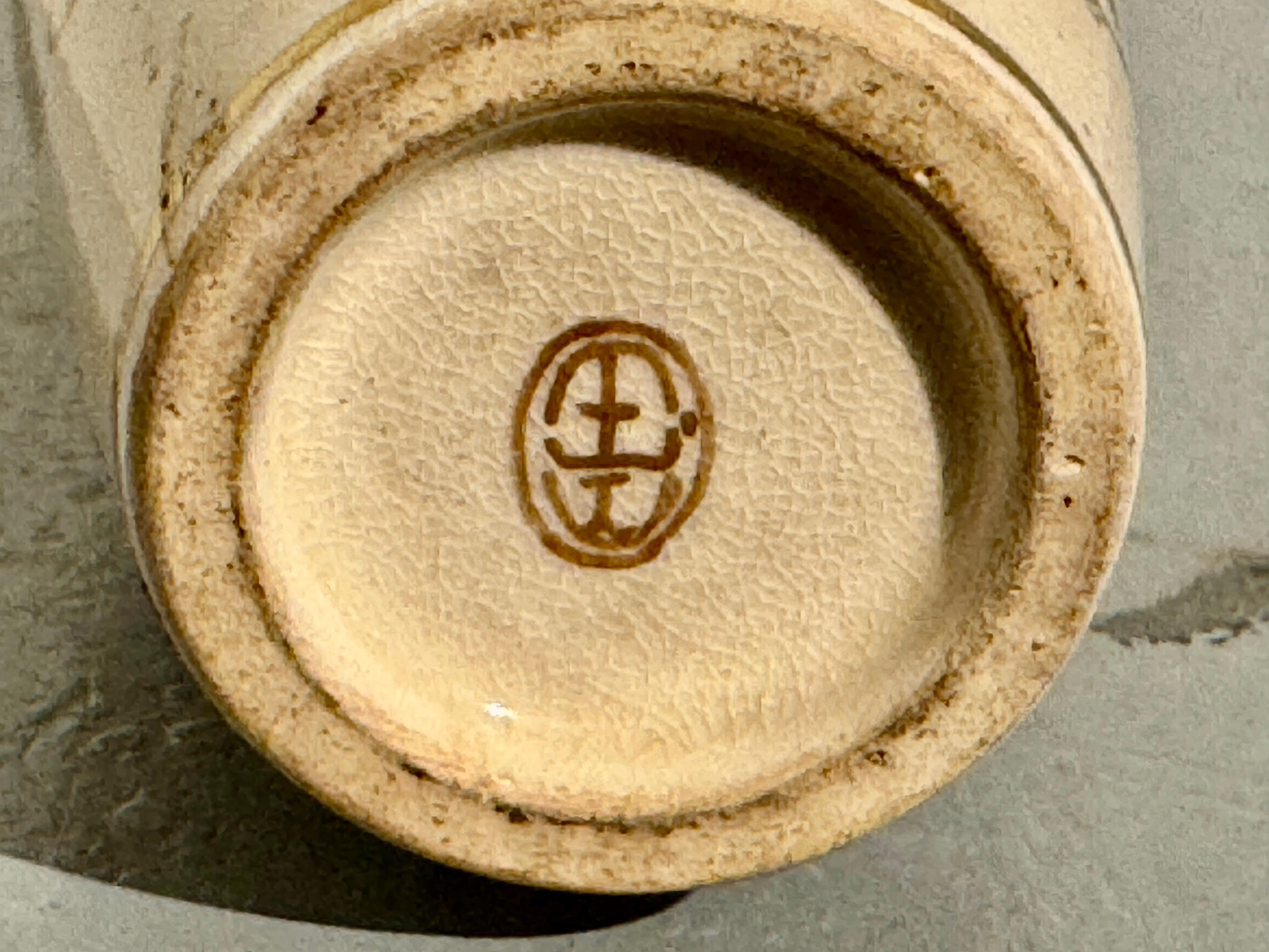 Japanische Satsuma-Vase mit Glyzinien von Gyukuzan (Chin Jukan XII), Meiji-Zeit, Japan im Angebot 6