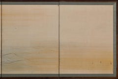 Japanese Screen. 19th Century. Reflections of the Moon.