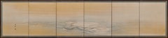 Japanese Screen. 19th Century. Reflections of the Moon.