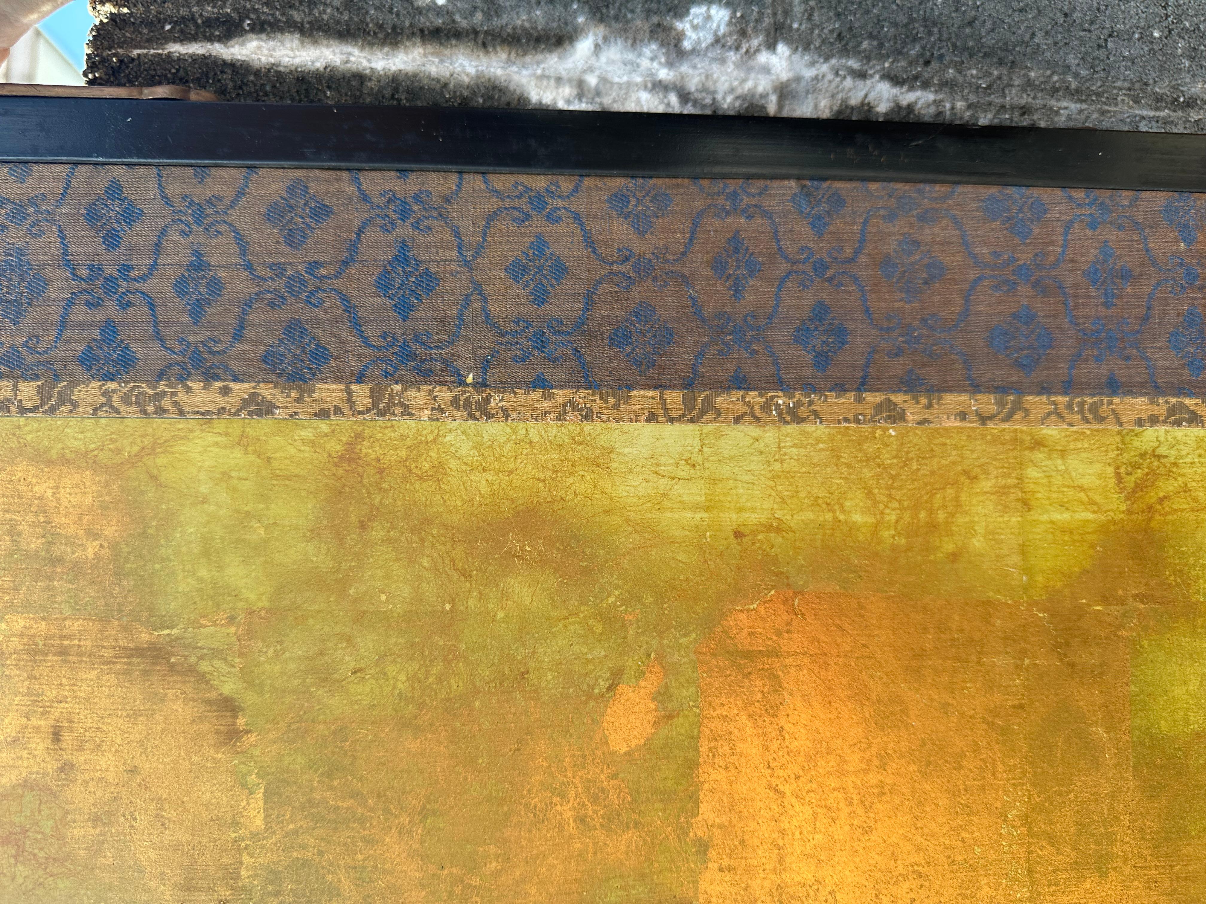 Japanese screen: Melody of Magnolia Blossoms For Sale 7