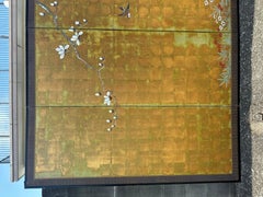 Japanese screen: Melody of Magnolia Blossoms