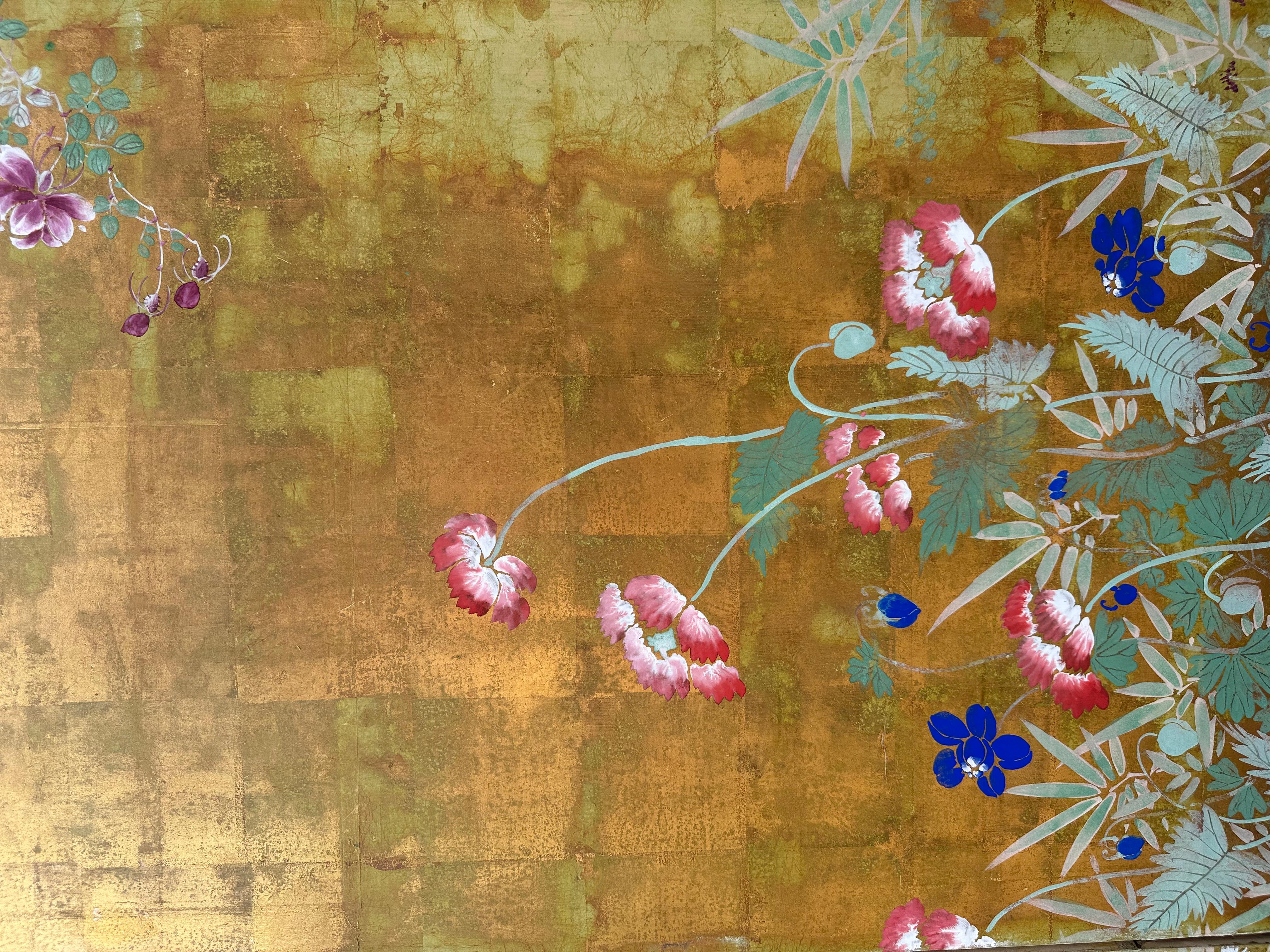 Japanese screen: Melody of Magnolia Blossoms For Sale 1