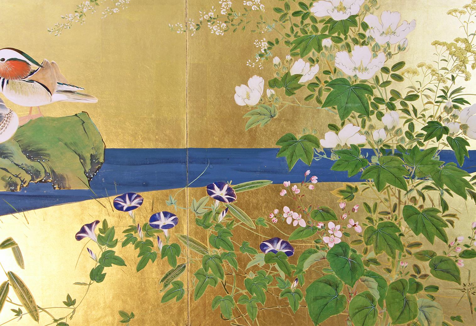 japanese gold painting