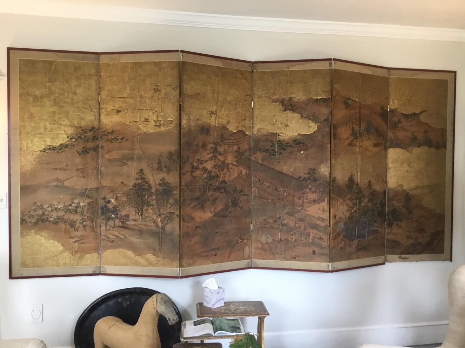 Japanese Screen - Six Panels 7