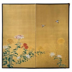 Japanese Screens: Echo of Chrysanthemums