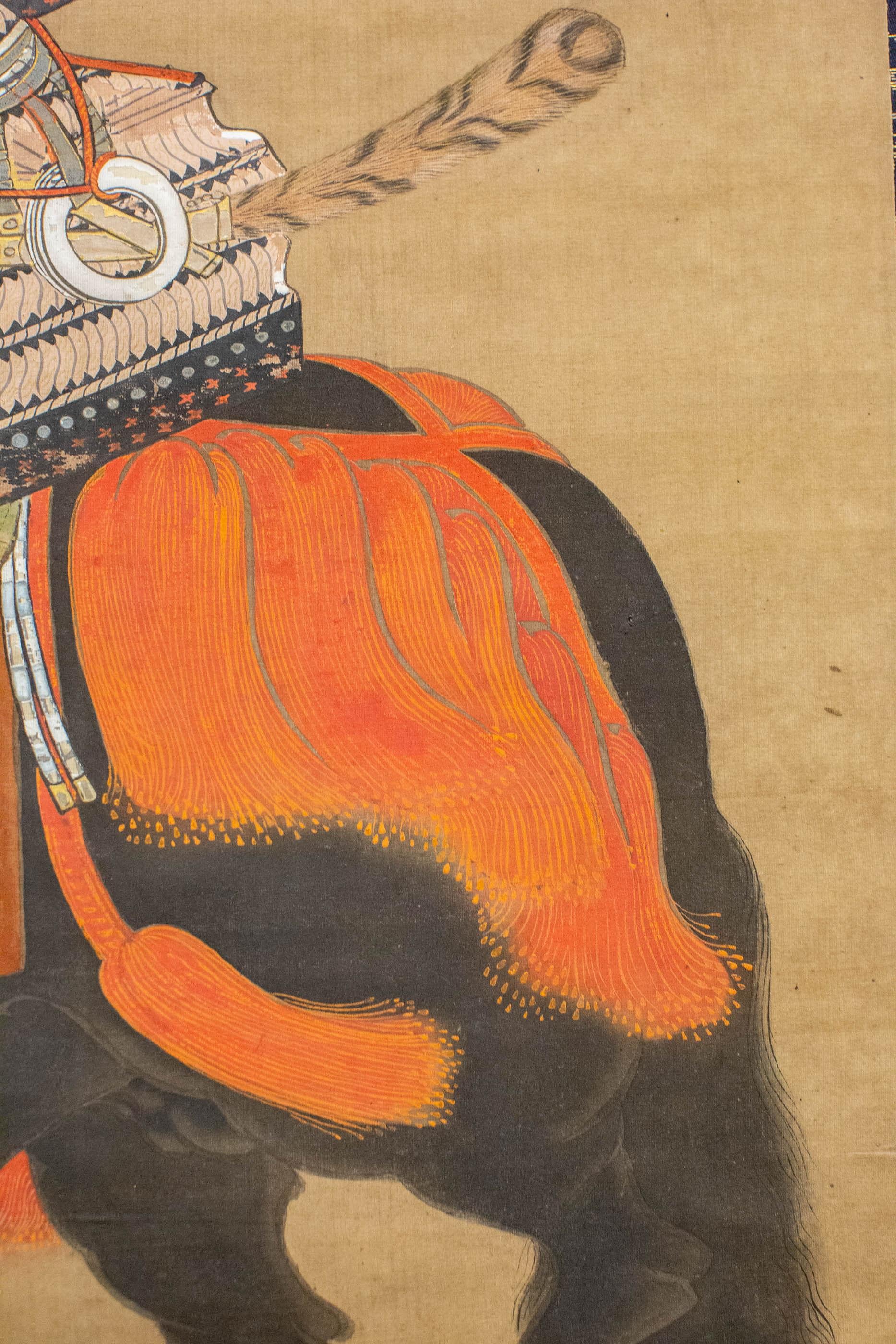 18th Century Japanese Scroll of Shogun, Ashikaga Takauji 1