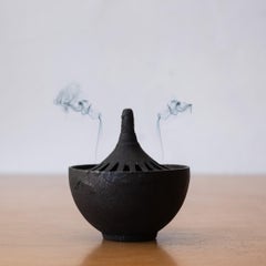 Japanese Sculptural Iron Incense Burner