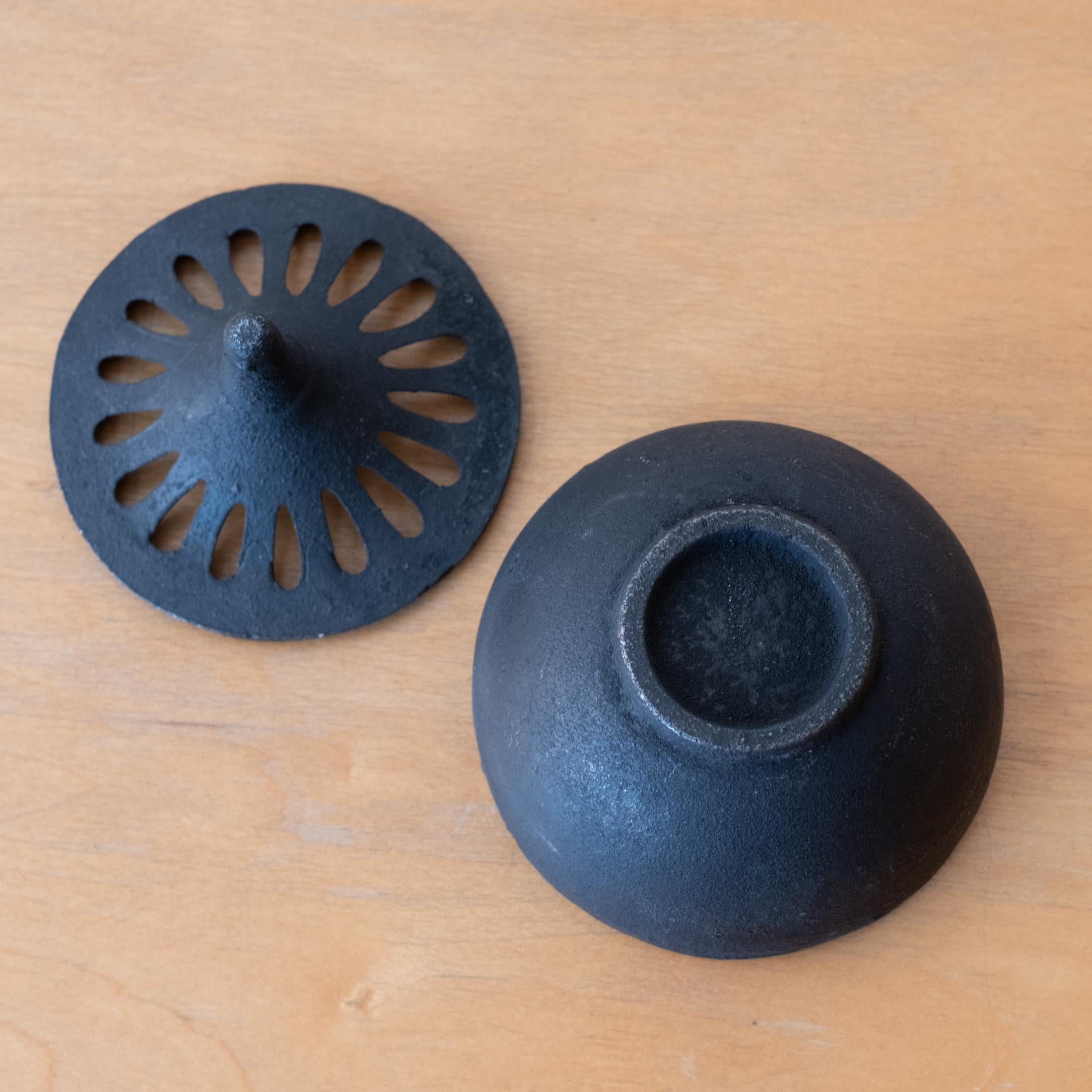 Mid-20th Century Japanese Sculptural Iron Incense Burner For Sale