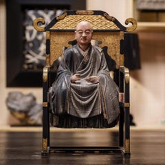 Japanese Seated Portrait of a Zen Master, c. 1800