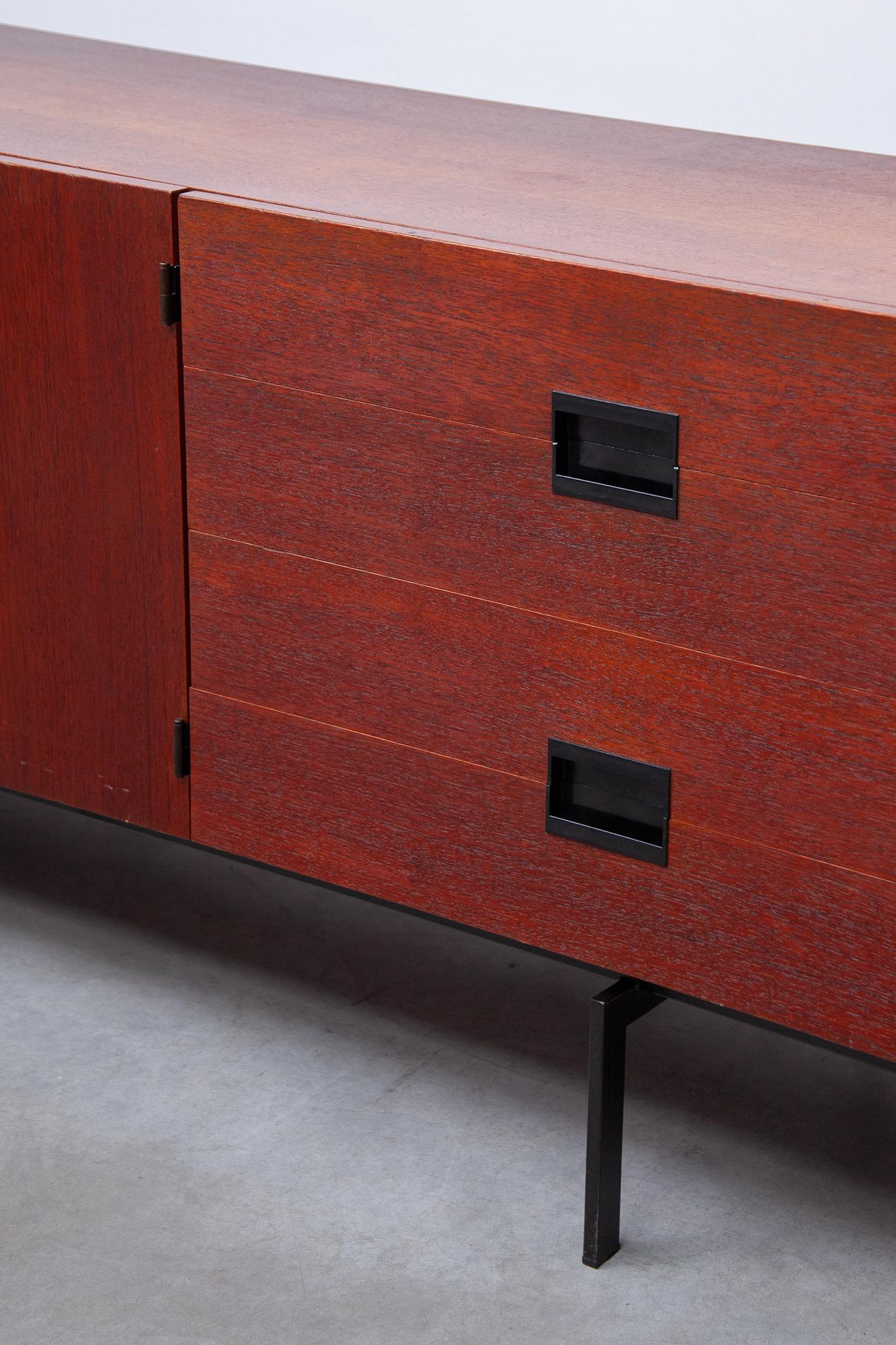 Hand-Crafted Japanese Serie DU03  Sideboard by Cees Braakman for Pastoe 1958, Dutch design For Sale