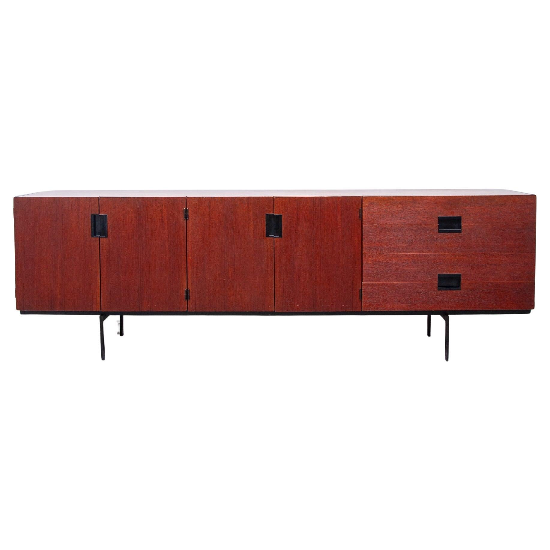 Série japonaise DU03  Enfilade de Cees Braakman pour Pastoe 1958, design néerlandais