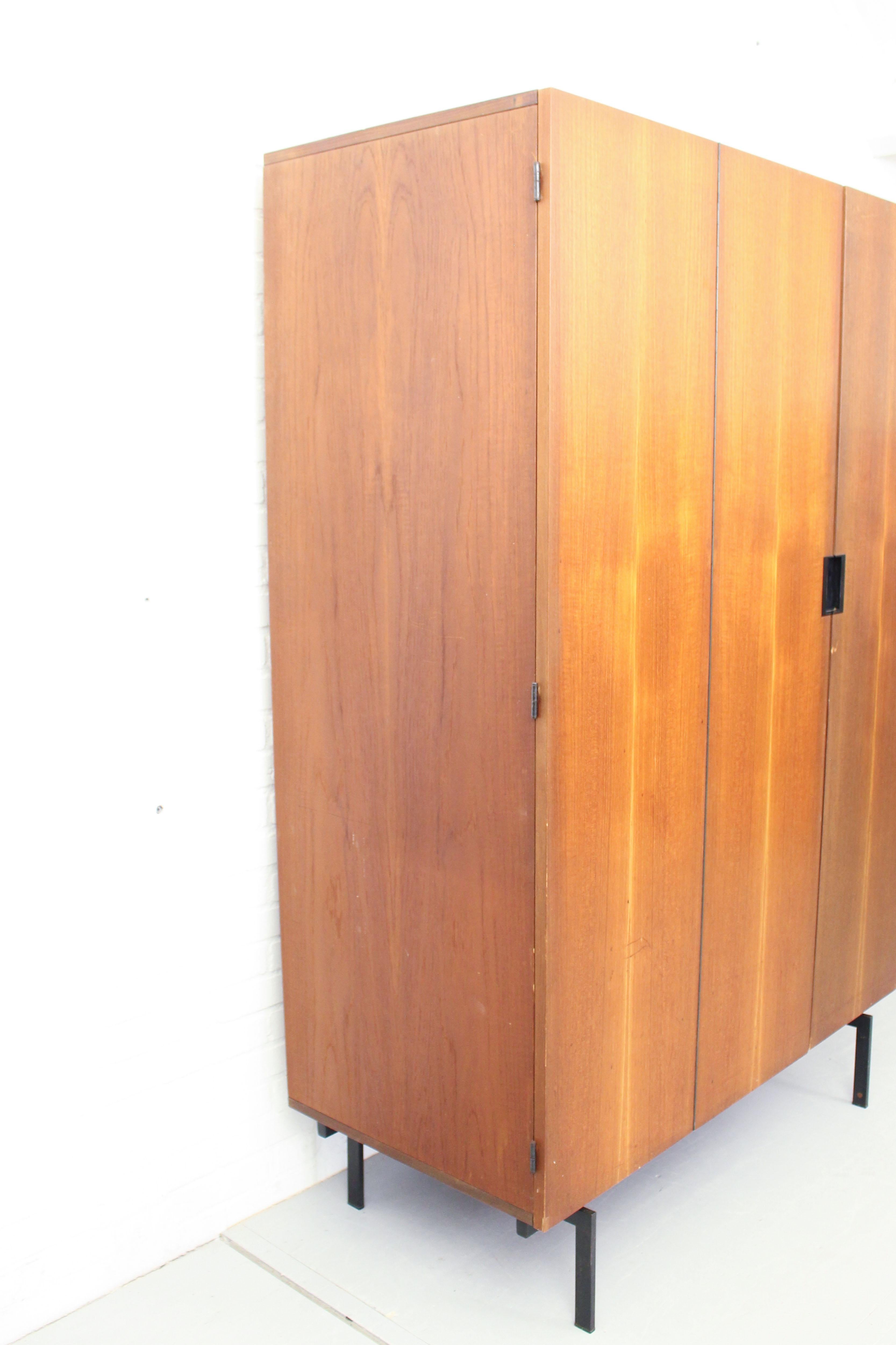 Teak Japanese Serie Wardrobe KU10 by Cees Braakman for Pastoe, 1950s