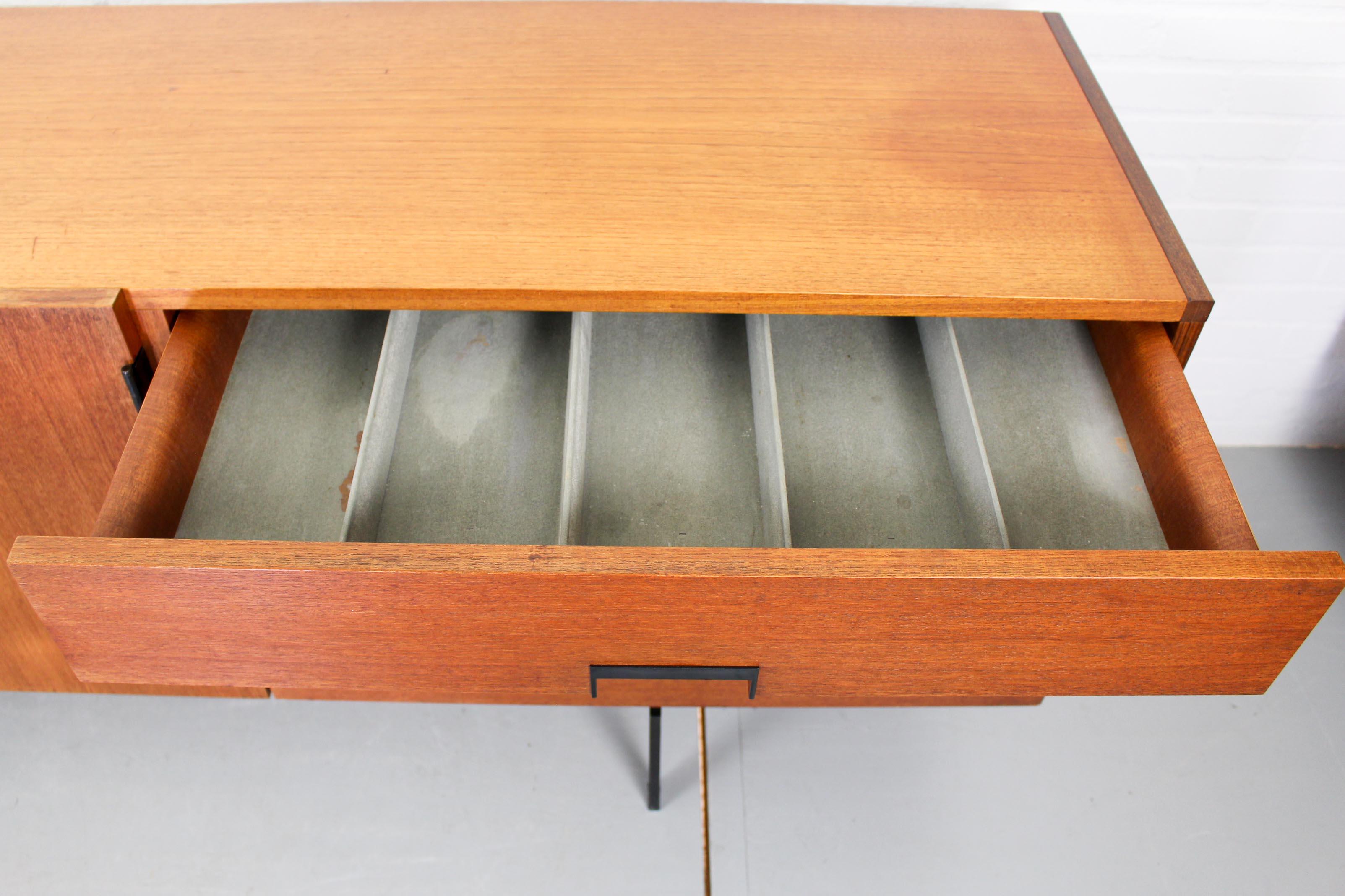 Teak Japanese Series Du03 Credenza by Cees Braakman for Pastoe, 1950s