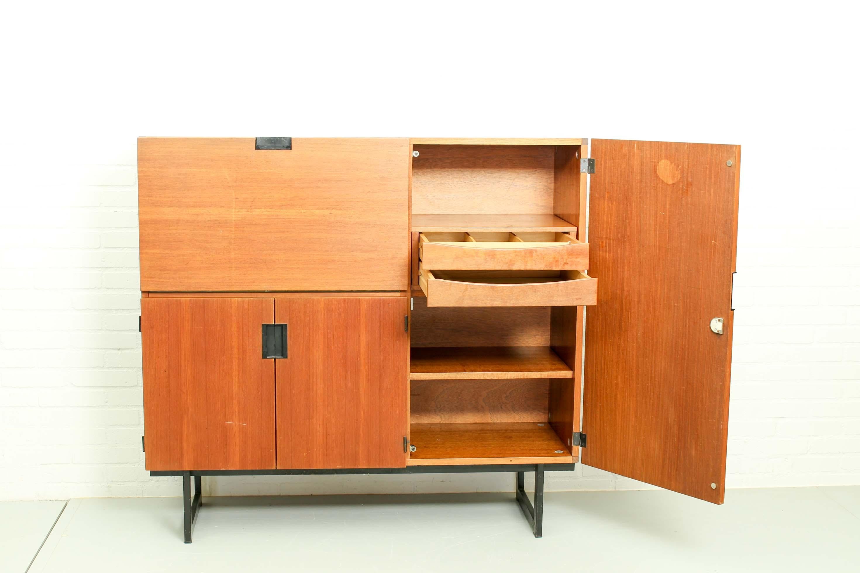Mid-Century Modern Japanese Series Highboard by Cees Braakman for Pastoe, the Netherlands, 1960s For Sale