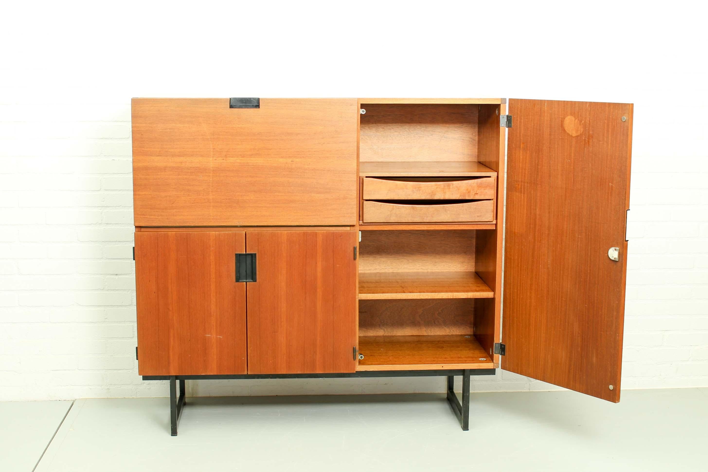 Dutch Japanese Series Highboard by Cees Braakman for Pastoe, the Netherlands, 1960s For Sale