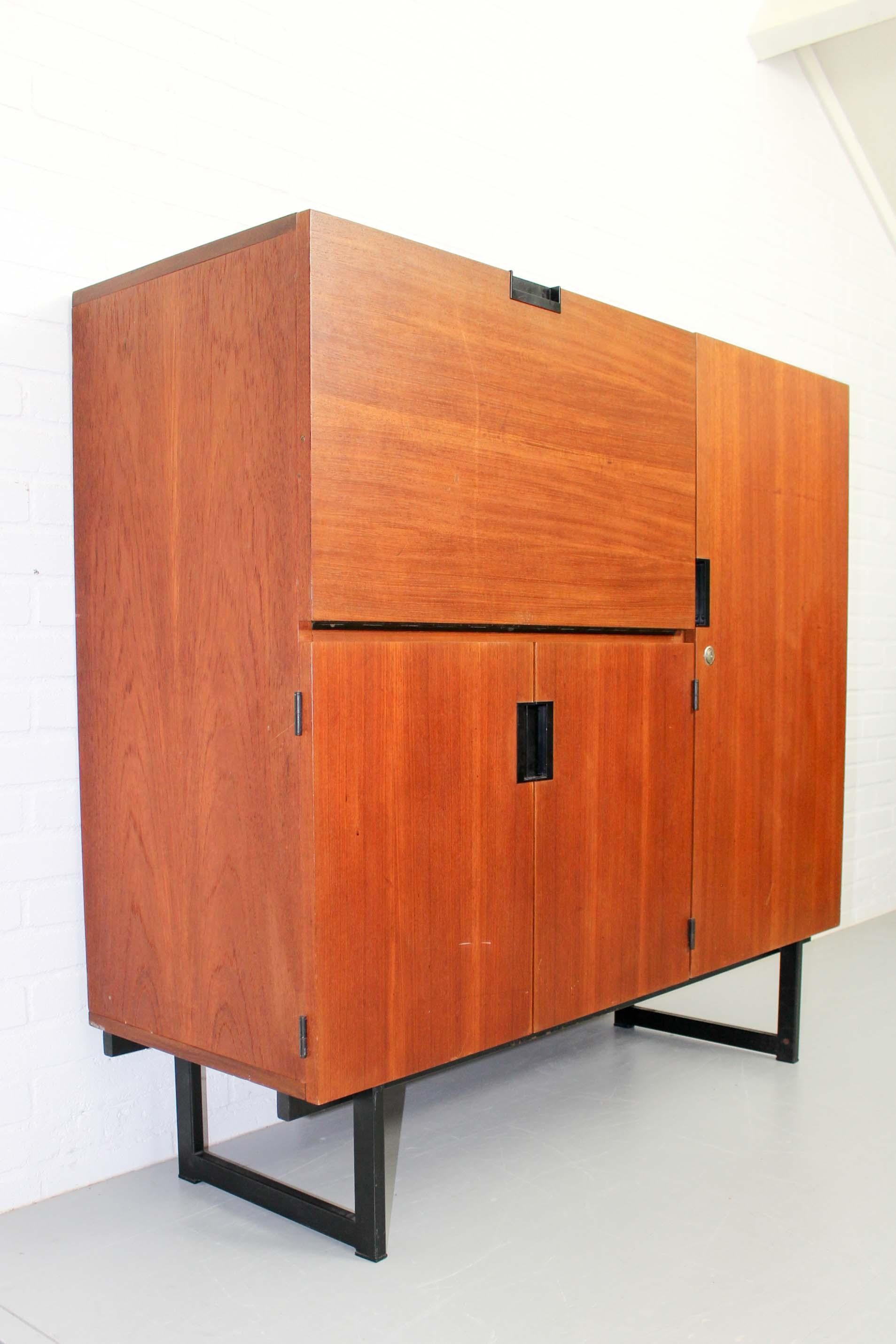 20th Century Japanese Series Highboard by Cees Braakman for Pastoe, the Netherlands, 1960s For Sale