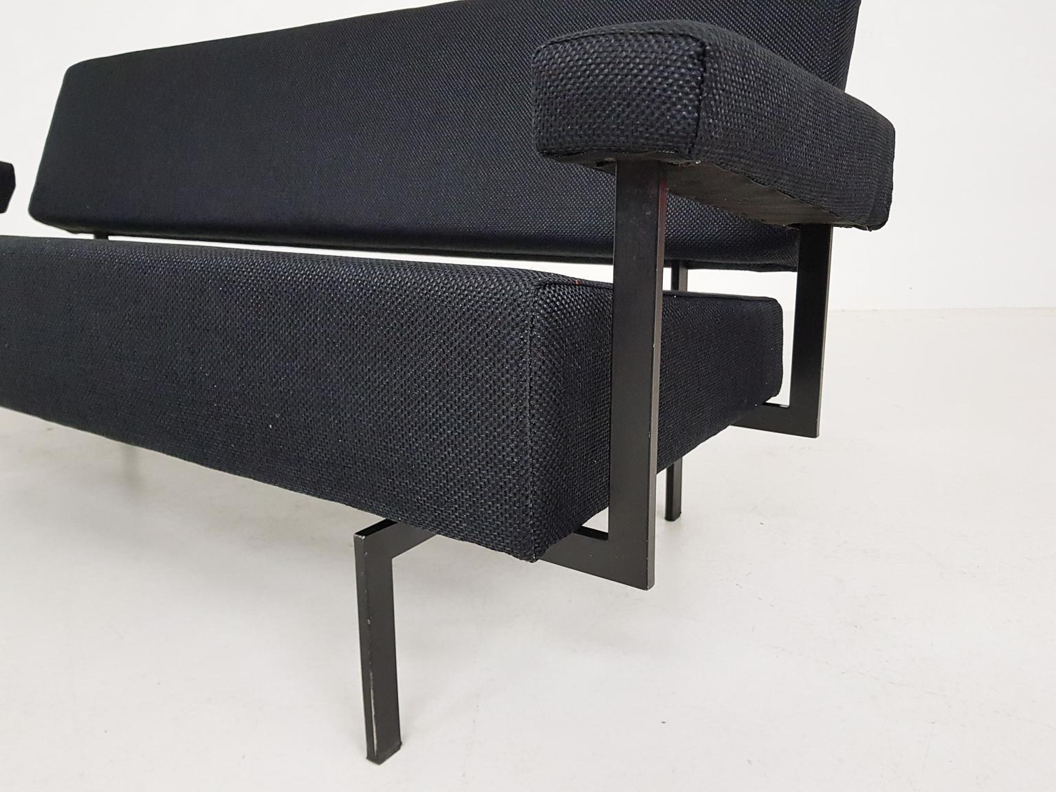 Steel Japanese Series MM07 Sofa by Cees Braakman for Pastoe, Dutch Modern Design, 1958