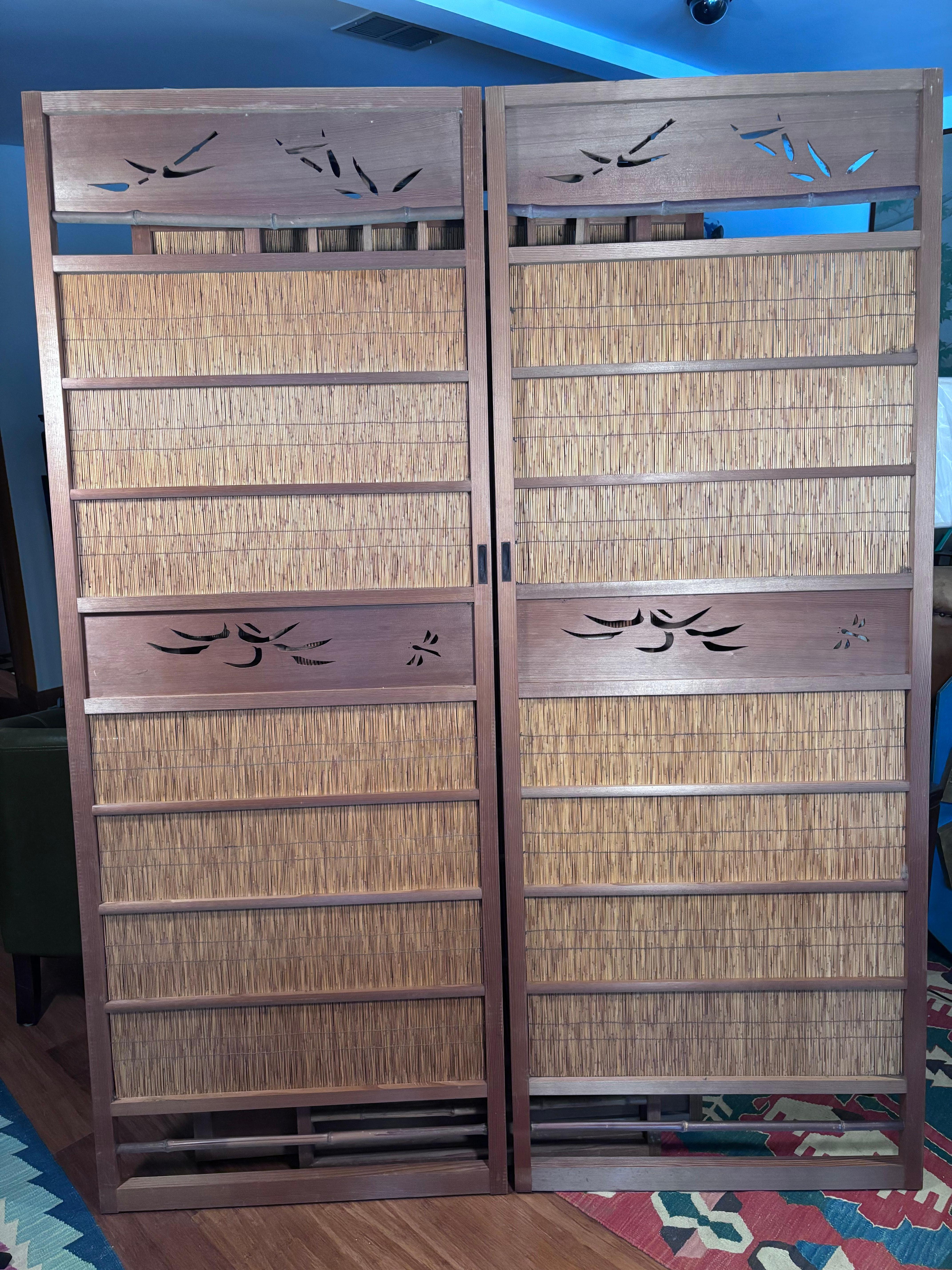 Japan, a fine set of two shoji 