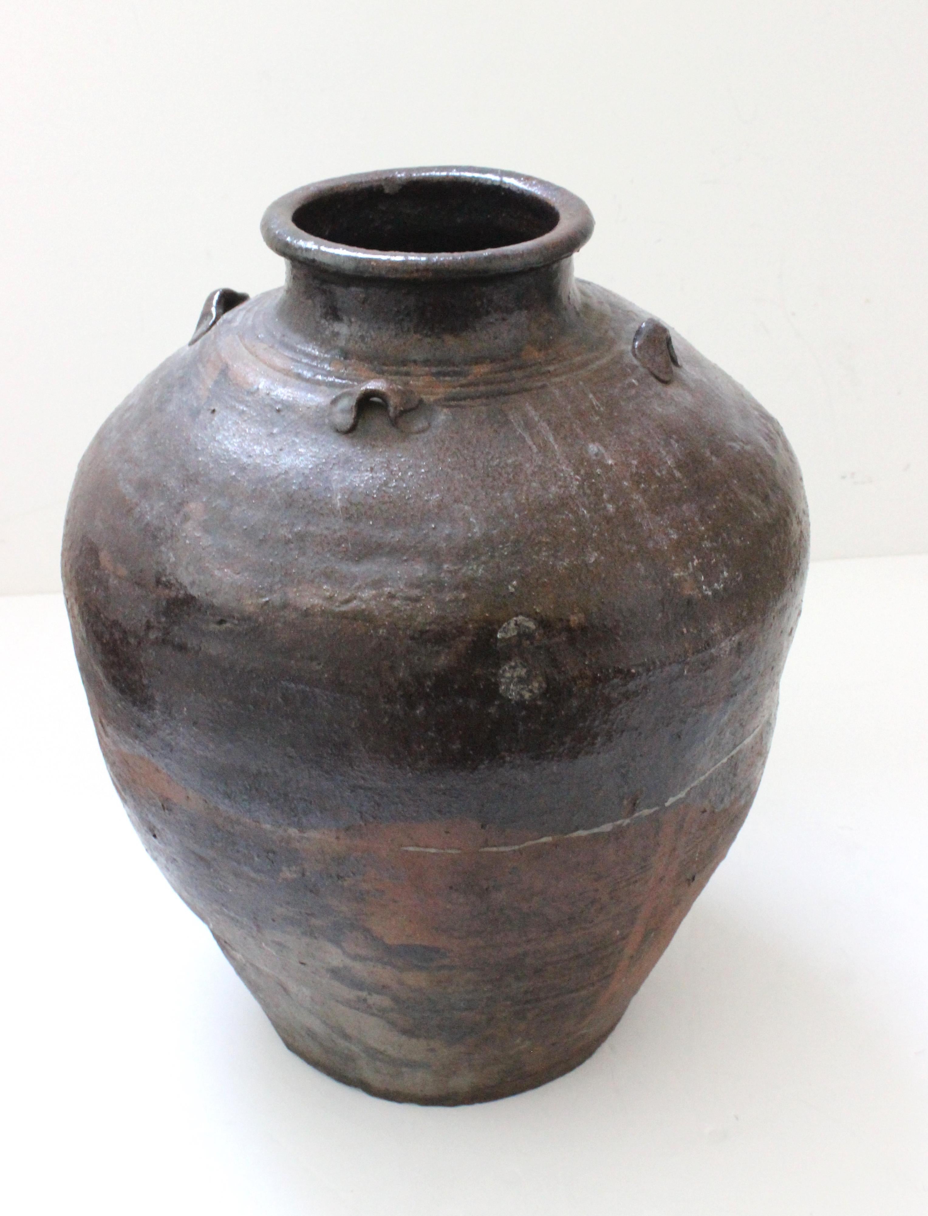 18th Century and Earlier Japanese Seto Ware Tea Jar