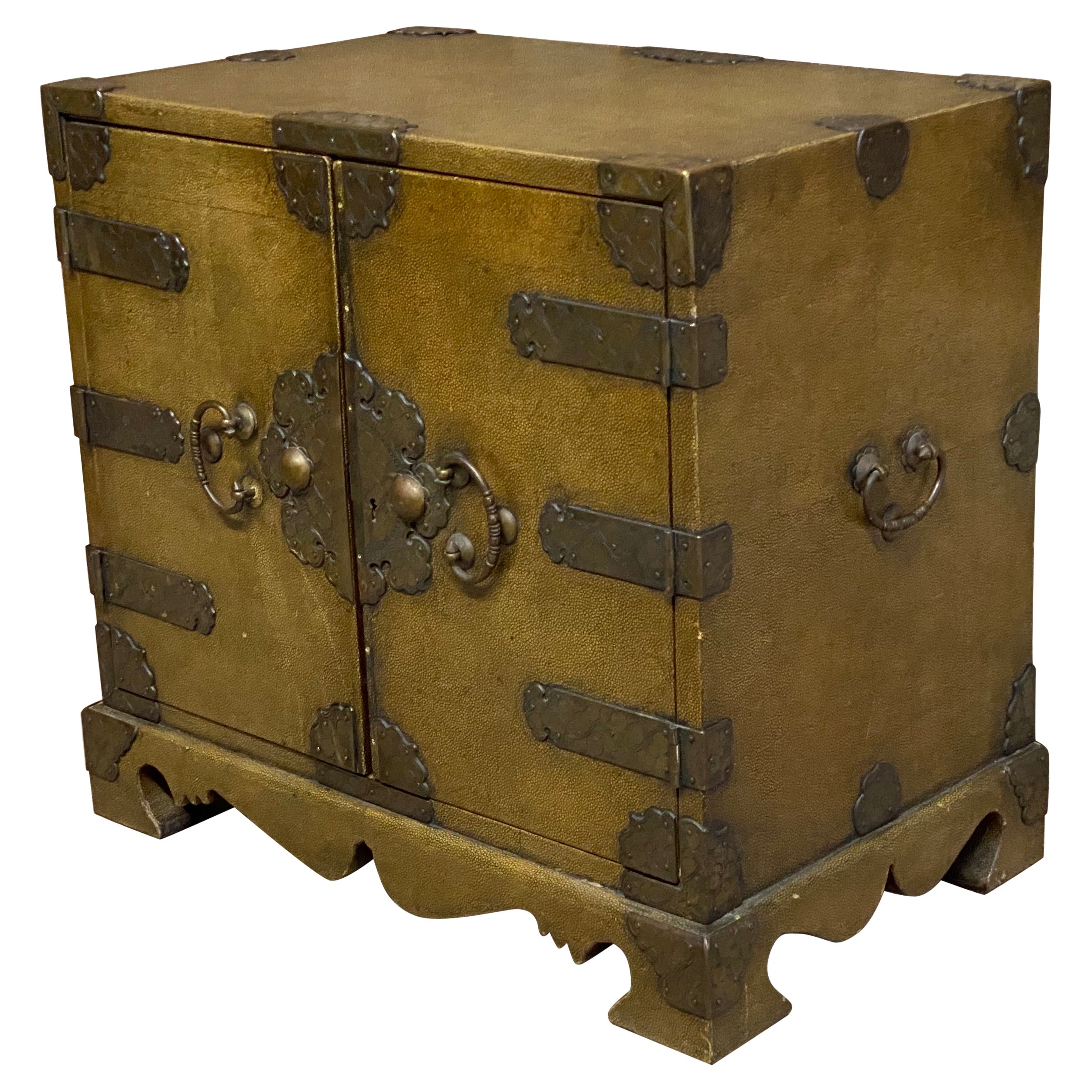 Japanese Shagreen Apothecary Tansu