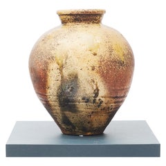 Japanese Shigaraki Ash Glazed Storage Jar