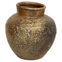 Antique Japanese Shigaraki Vase Early 19th Century