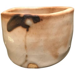 Japanese Shino Pottery Tea Bowl