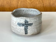 Japanese Shino Ware Chawan Tea Bowl by Toyoda Katsuhiko