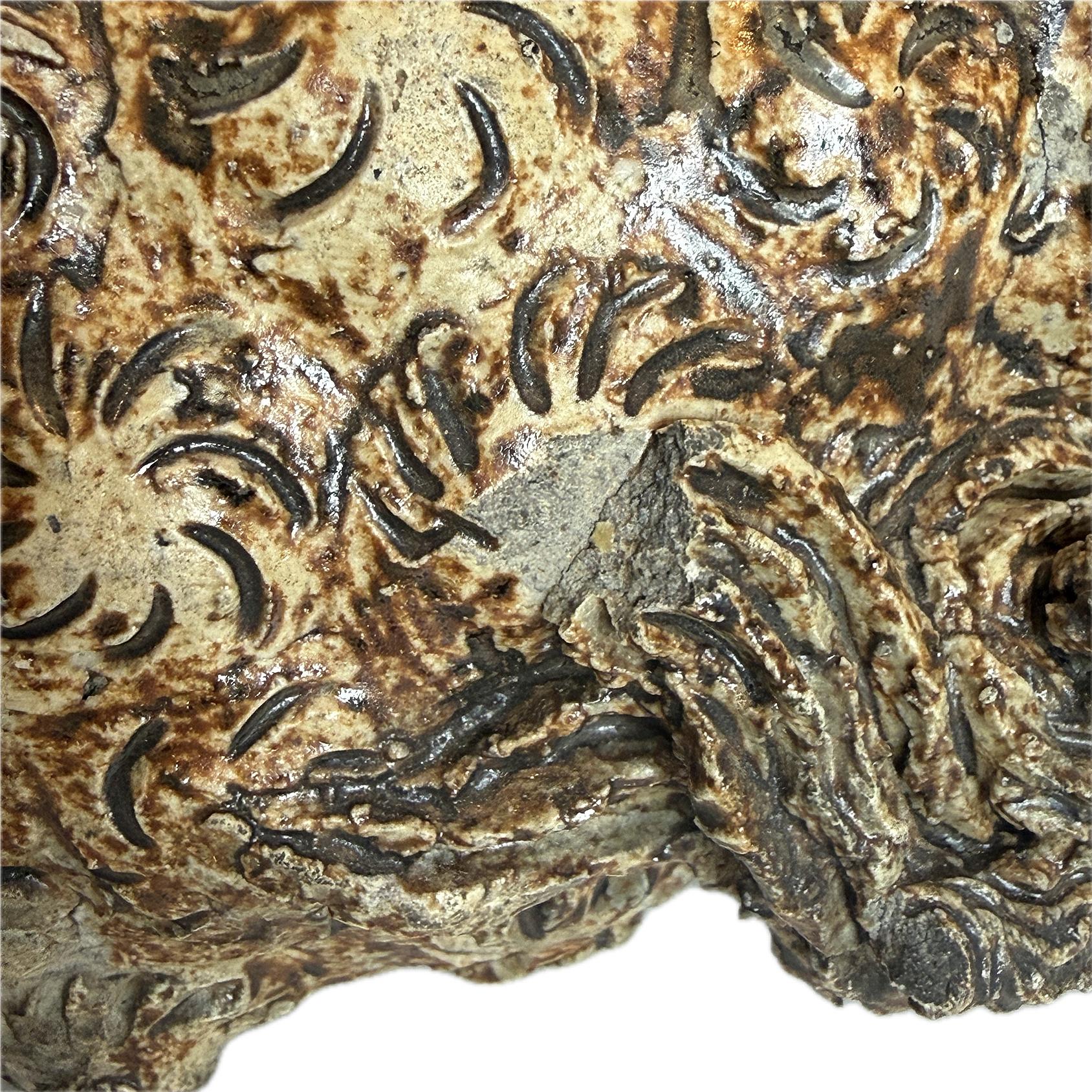 Perro japonés Shishi, Cerámica, horno Kakuzan Tsuruyama, periodo Taisho en Bueno estado para la venta en Point Richmond, CA