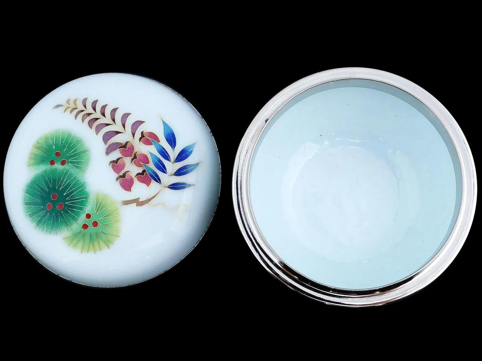 Caja japonesa de esmalte de cloisonné de la era Showa de Ando Co en Bueno estado para la venta en New York, NY