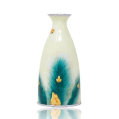Jarrón japonés de esmalte cloisonné del periodo Showa, de Tamura Shippo