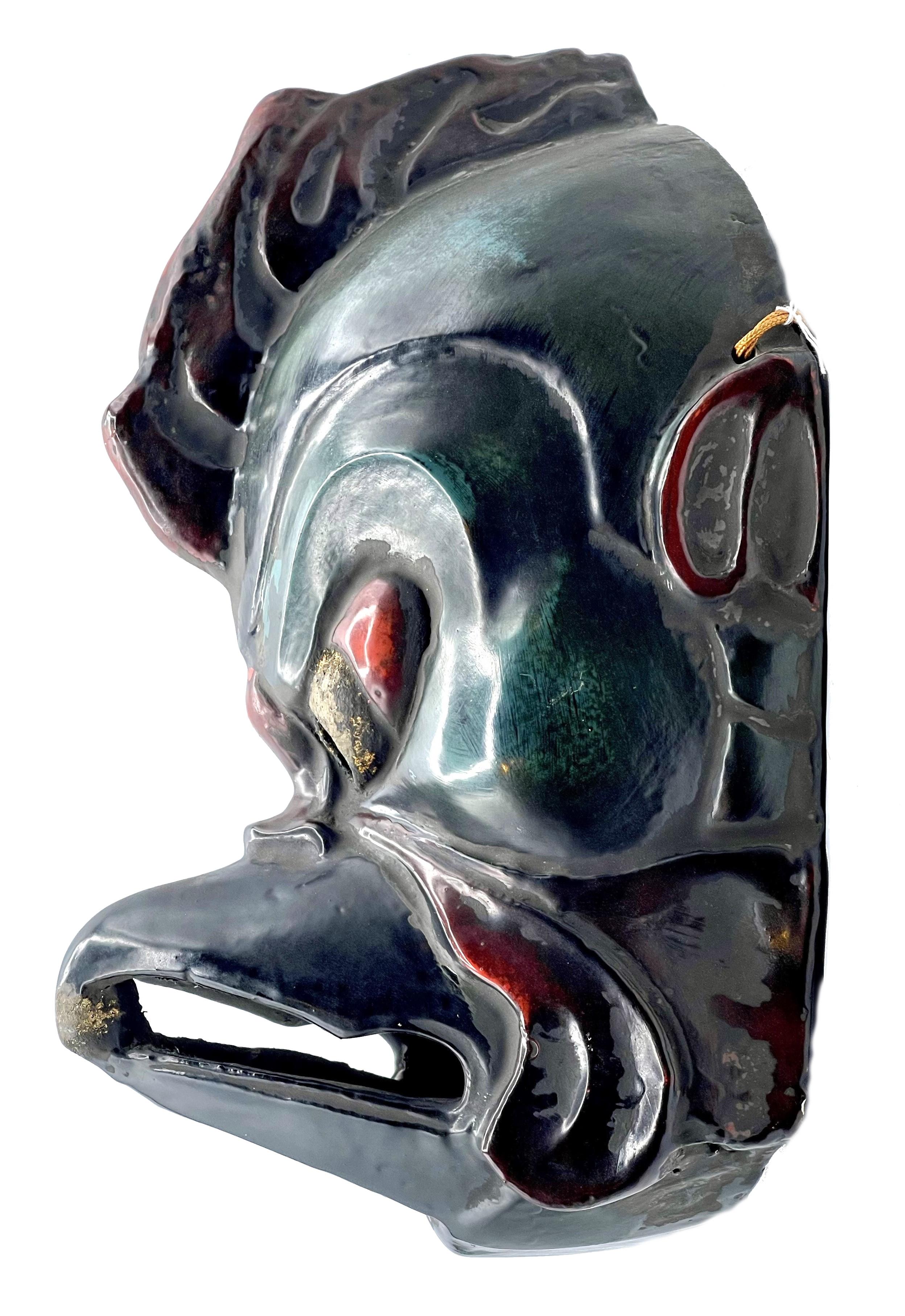 Japanische Karasu Tengu-Maske aus der Showa-Periode, ca. 1920 (Japonismus) im Angebot
