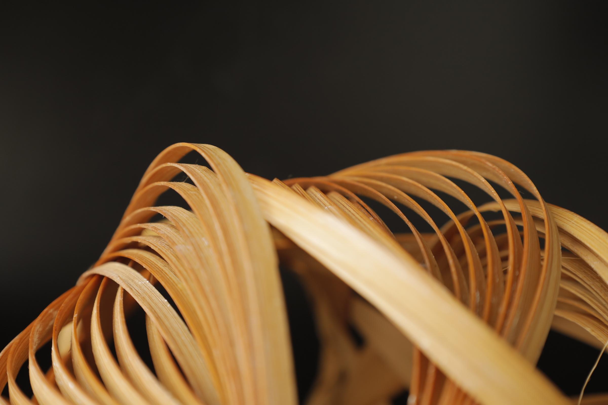 Japanese Signed Ikebana Bamboo Basket 7