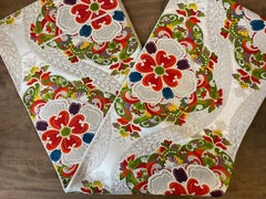 Japanese Silk Kimono Belt Fukuro-Obi 1970s /Table Runner