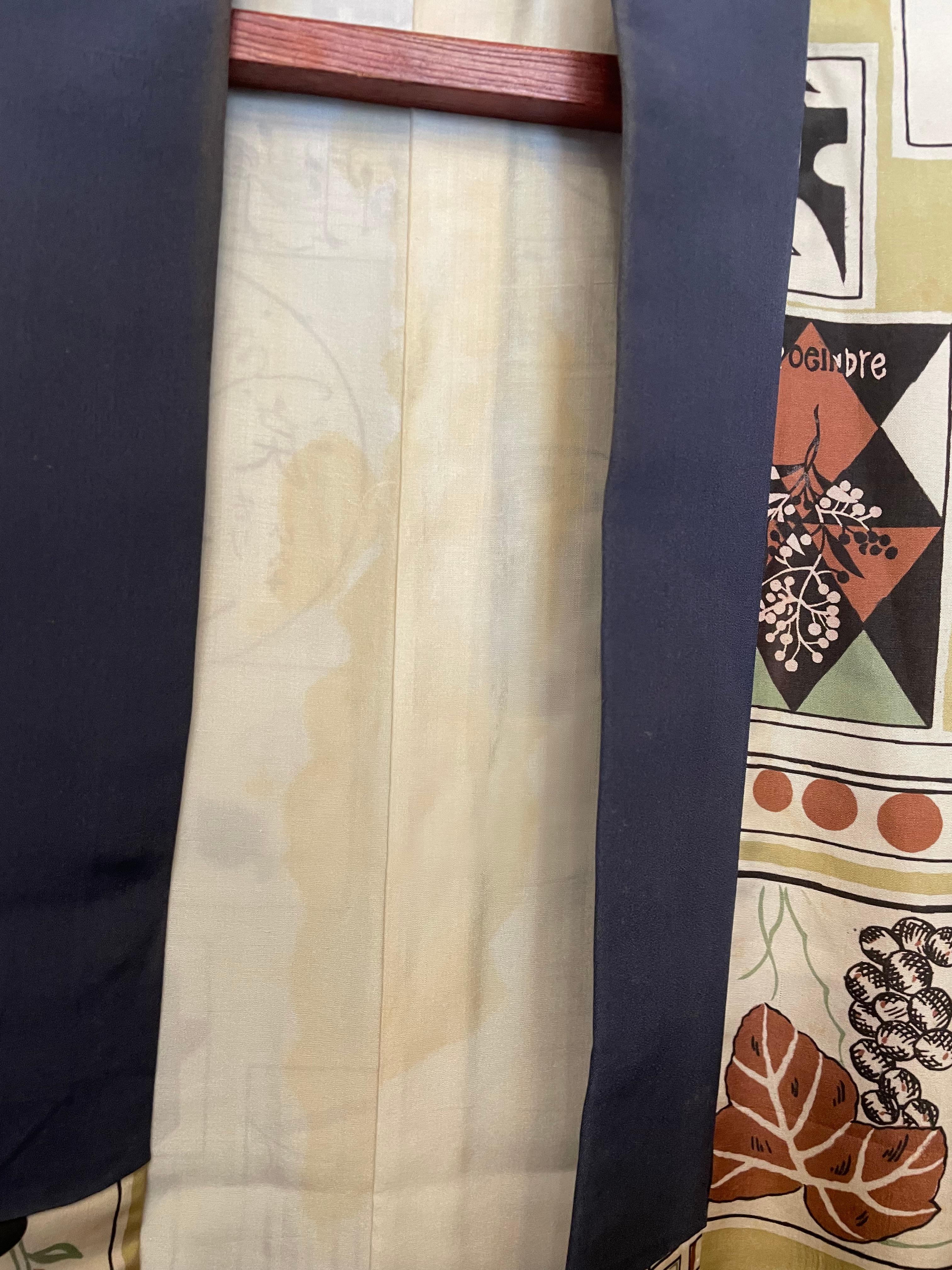 Kimono japonais Showa Retro pour hommes des années 1990 en vente 4