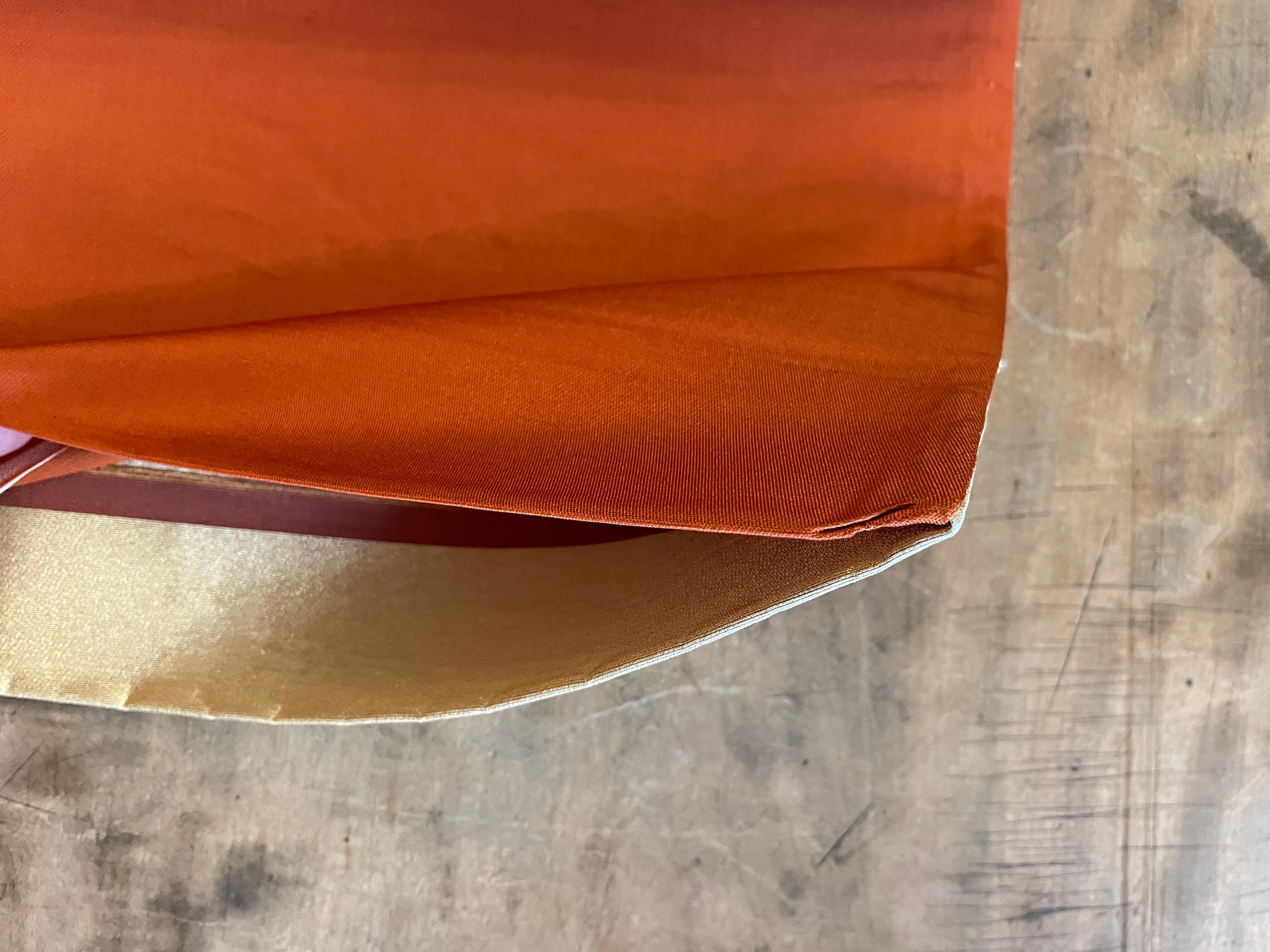 Showa Japanese Silk Obi Kimono Belt / Table Runner, 1960s