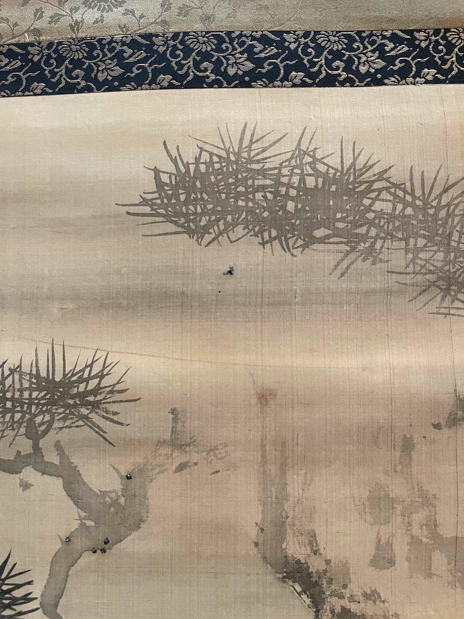Scrolls japonais de Haruki Nanmei Période Edo en vente 4