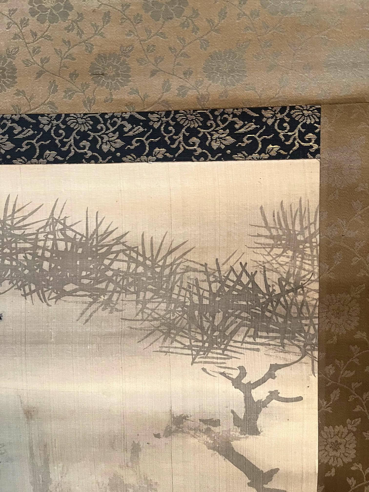 Scrolls japonais de Haruki Nanmei Période Edo en vente 1