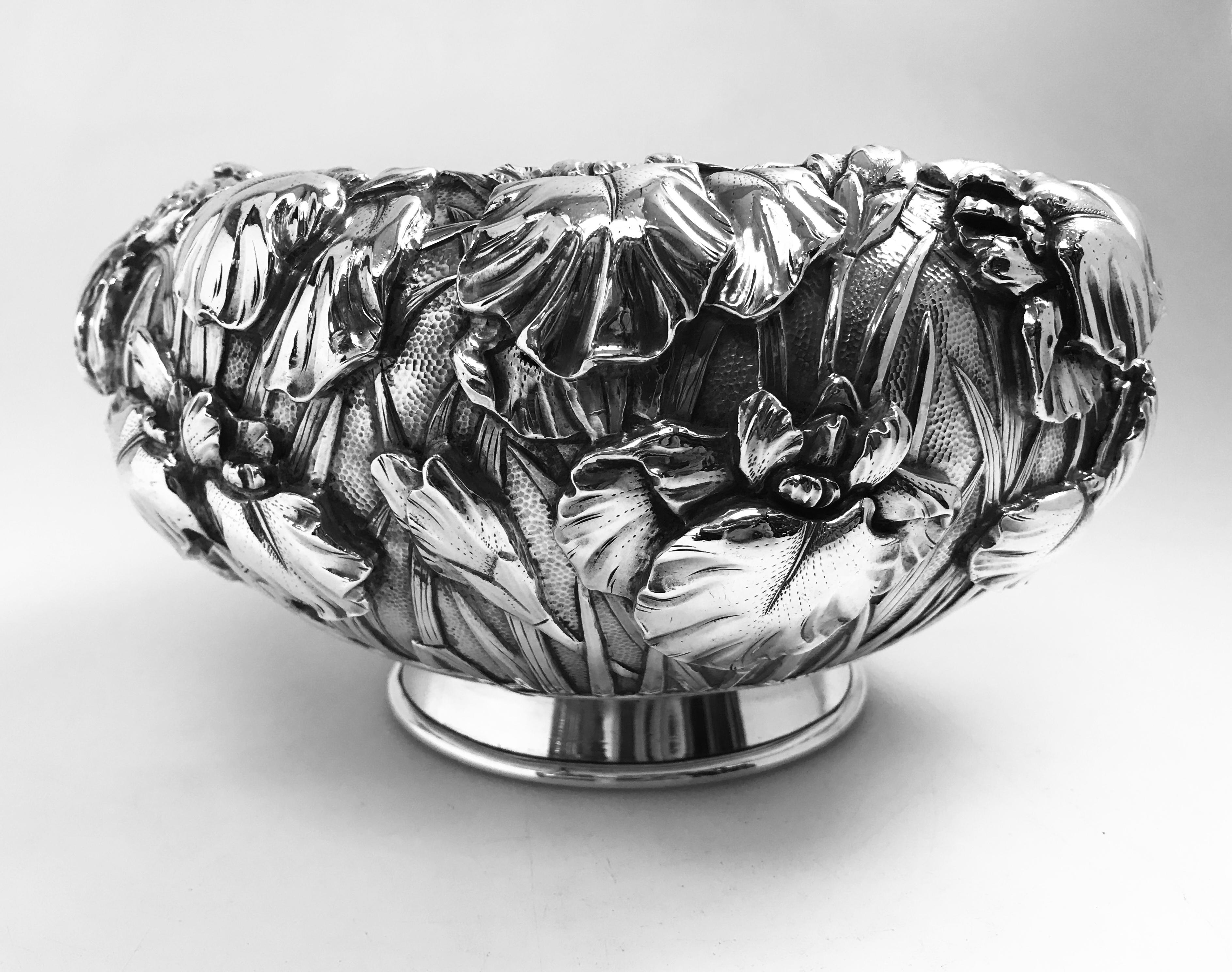 Japanese Silver Bowl For Sale 1