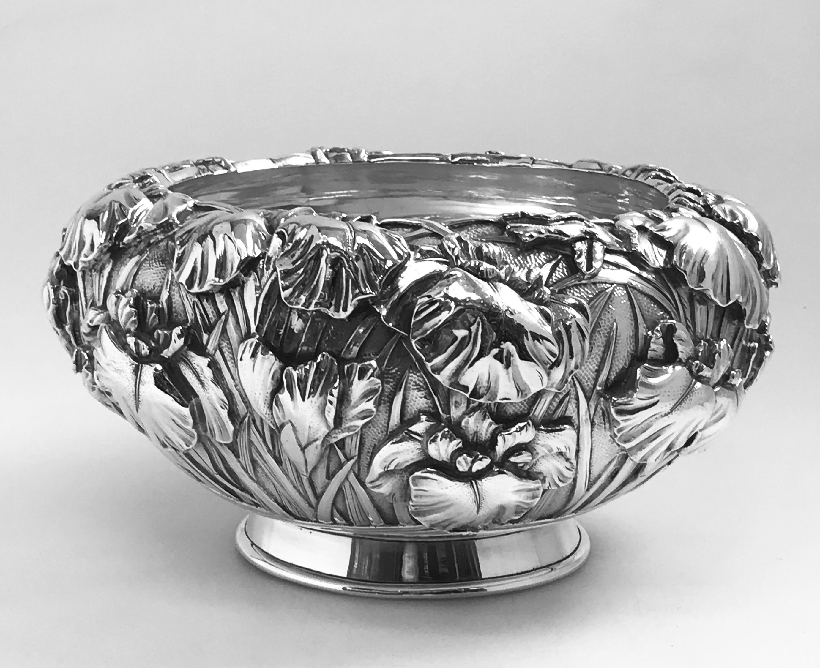 Japanese Silver Bowl For Sale 5