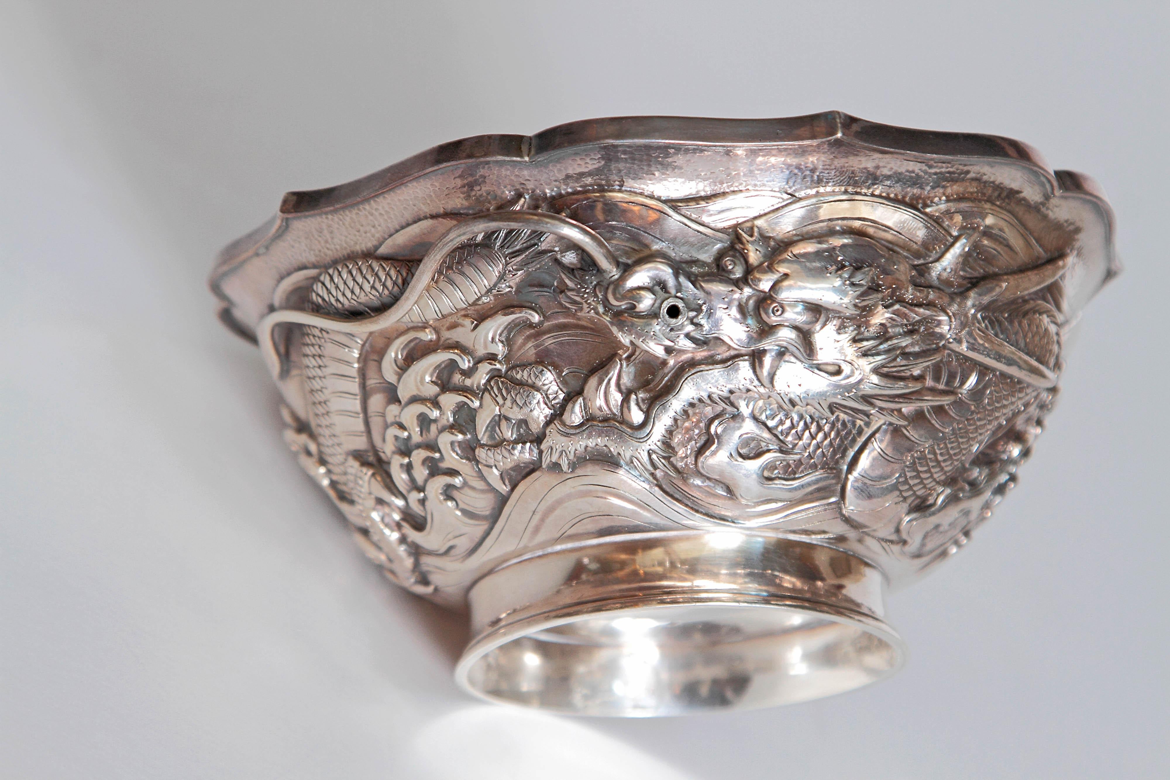 Japanese Silver Bowl 3