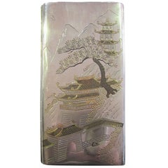 Japanese Silver Cigarette Case
