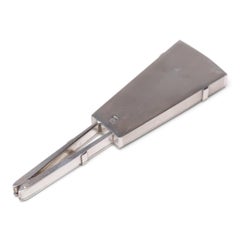 Japanese Silver Fan-Form Box