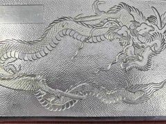 Japanese Silver Gilt Cigarette Case