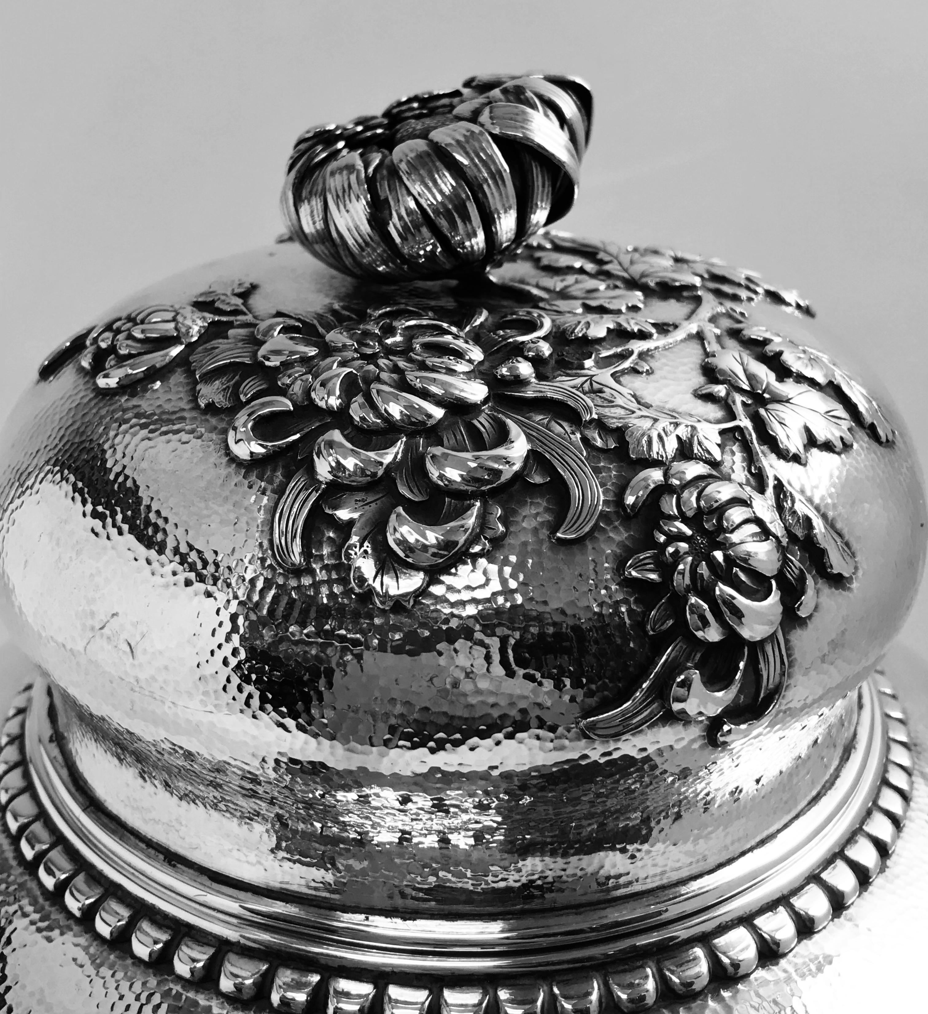 Japanese Silver Jar with Drexel Family Provenance 1