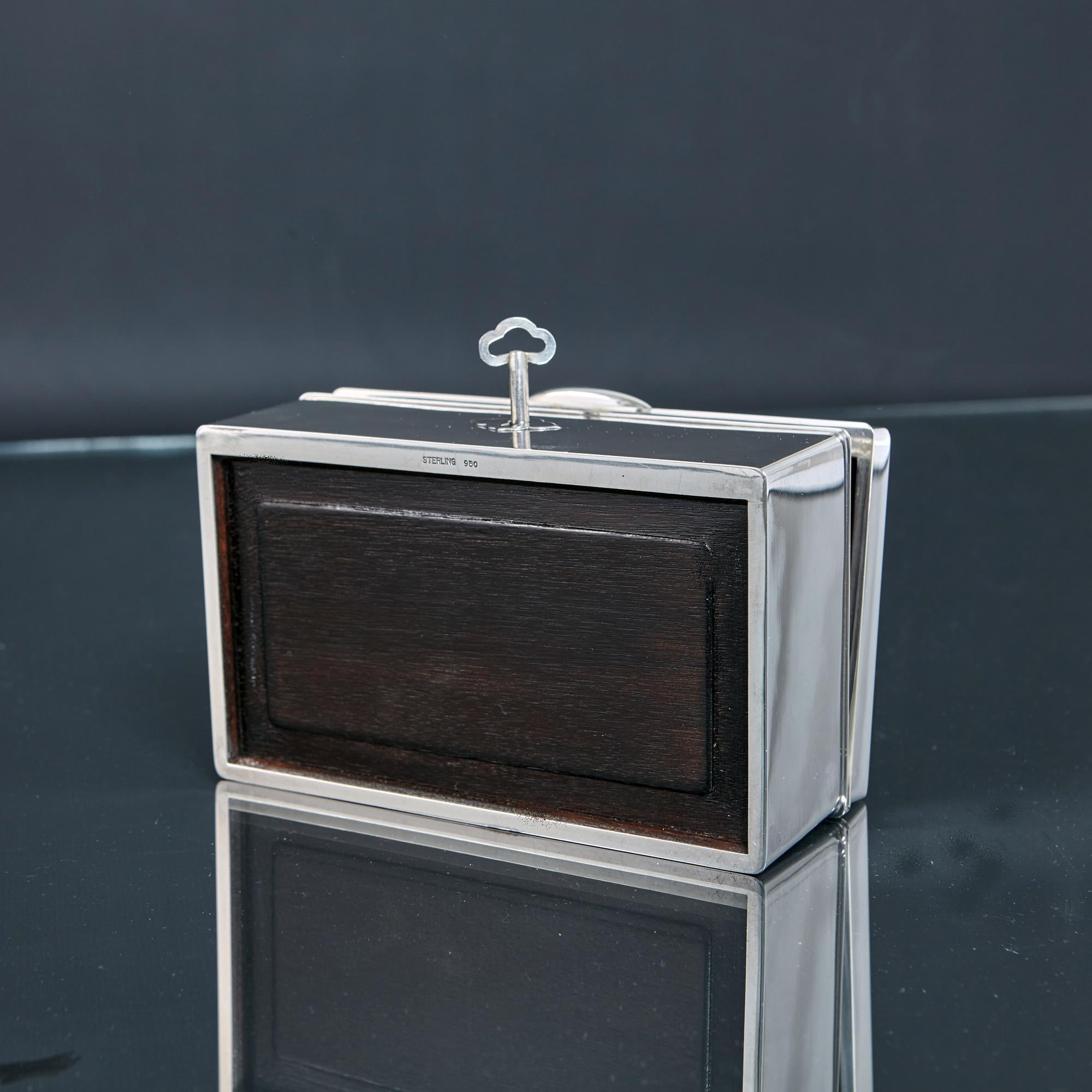 Japanese Silver Jewelry Box 2