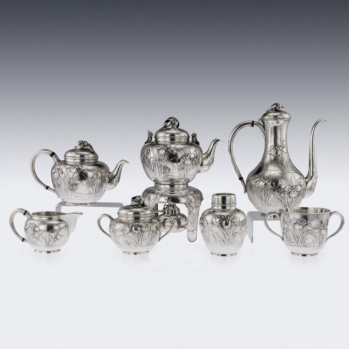 old silver tea set