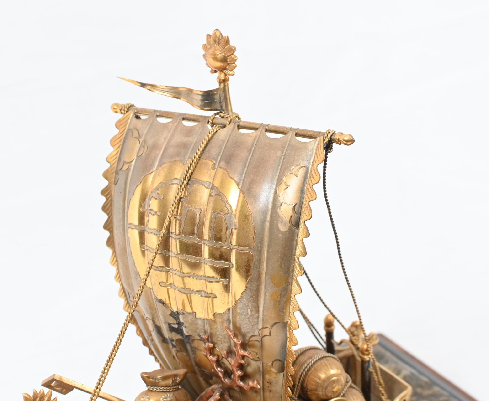 Piastra d'argento giapponese Seki Takehiko Nave del Tesoro Fortunata in vendita 6